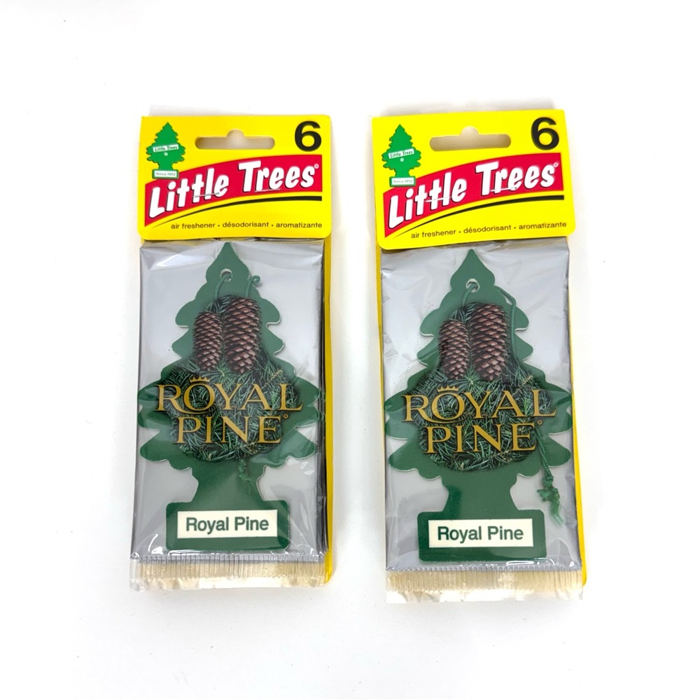 Little Trees Royal Pine Car Air Fresheners Two 6 Packs (12 Individual Trees)